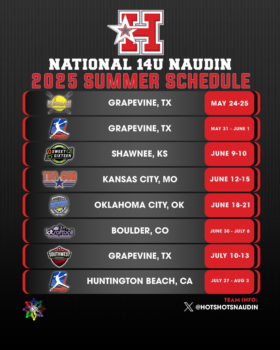 Excited to for the rest of this season with my girls! Come check us out! 🧨

@csa_athletes <a href="/ednaudin/">Ed Naudin</a> <a href="/HotshotsNaudin/">Hotshots Naudin</a>
<a href="/LeeVelazquez06/">Lee Velazquez</a>
@HSNN14u
#HotshotsNation #HotshotsNaudin #BangBang!!
#BrickbyBrick #LeadershipMatters