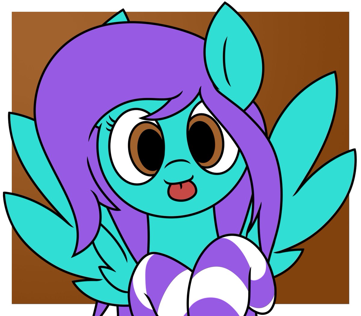 I TOTALLY DID NOT FORGET TO POST THE ART WITH THE TWEET

YOU DID NOT SEE THAT AND INSTEAD CELEBRATE ME DRAWING ON THE FIRST DAY BACK CUZ WTF

ANYWAYS <a href="/swing_time0/">Swing Time</a> is such a blepper uwuwuwuuwuwwu