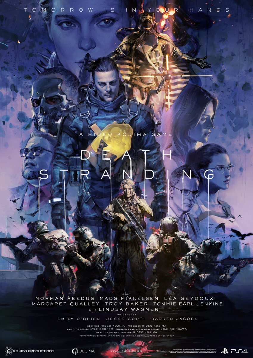 デススト1と2の内田パブロさんのキービジュアル🌈✨
#DEATHSTRANDING 
#DEATHSTRANDING2 
#DeathStranding2OnTheBeach