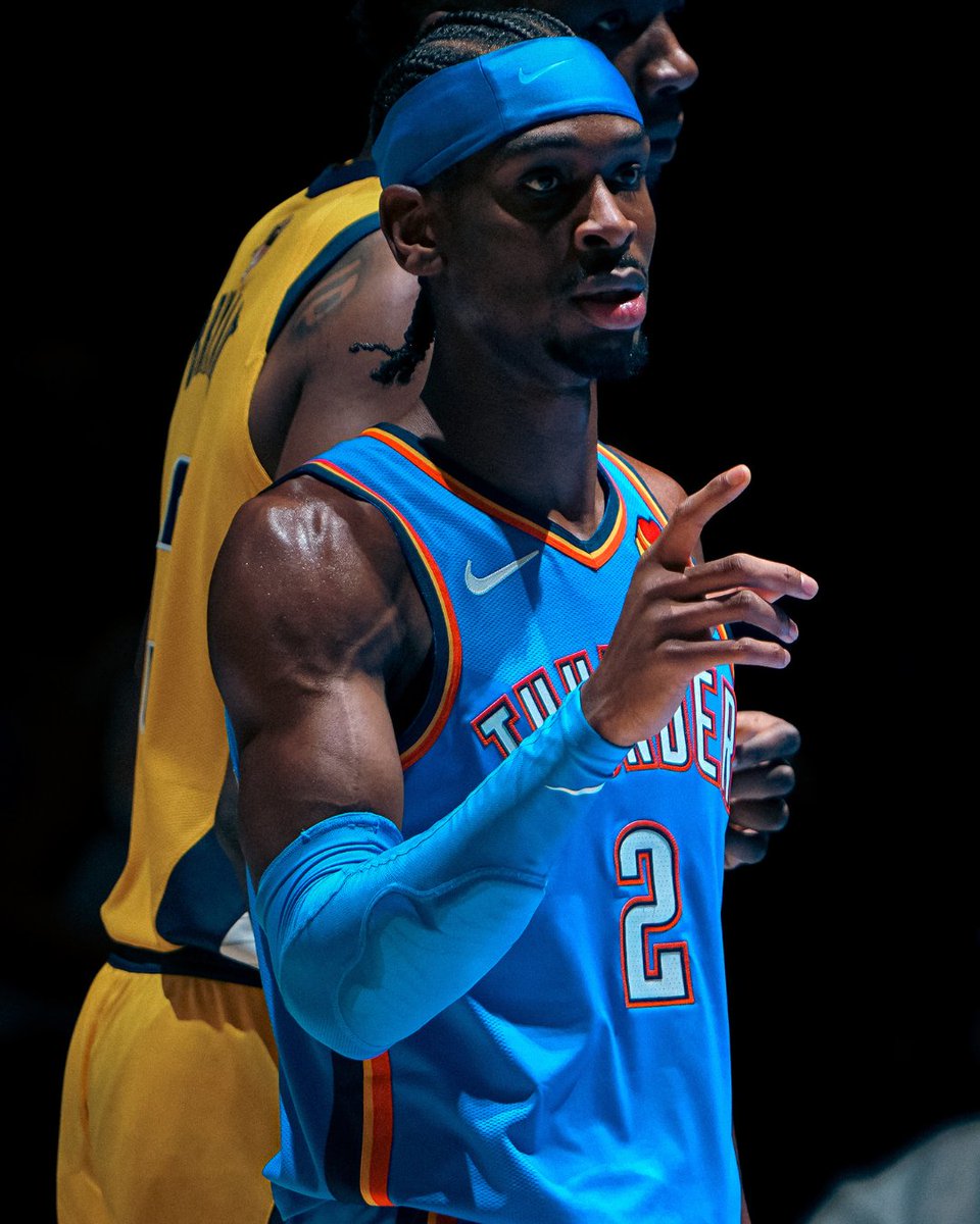 SGA has tied the record for 30+ point and 5+ assist games in a single postseason, with 11.

The players he's tied with? 

LeBron James (3x)
Michael Jordan (2x)

THAT'S IT 🤯🤯