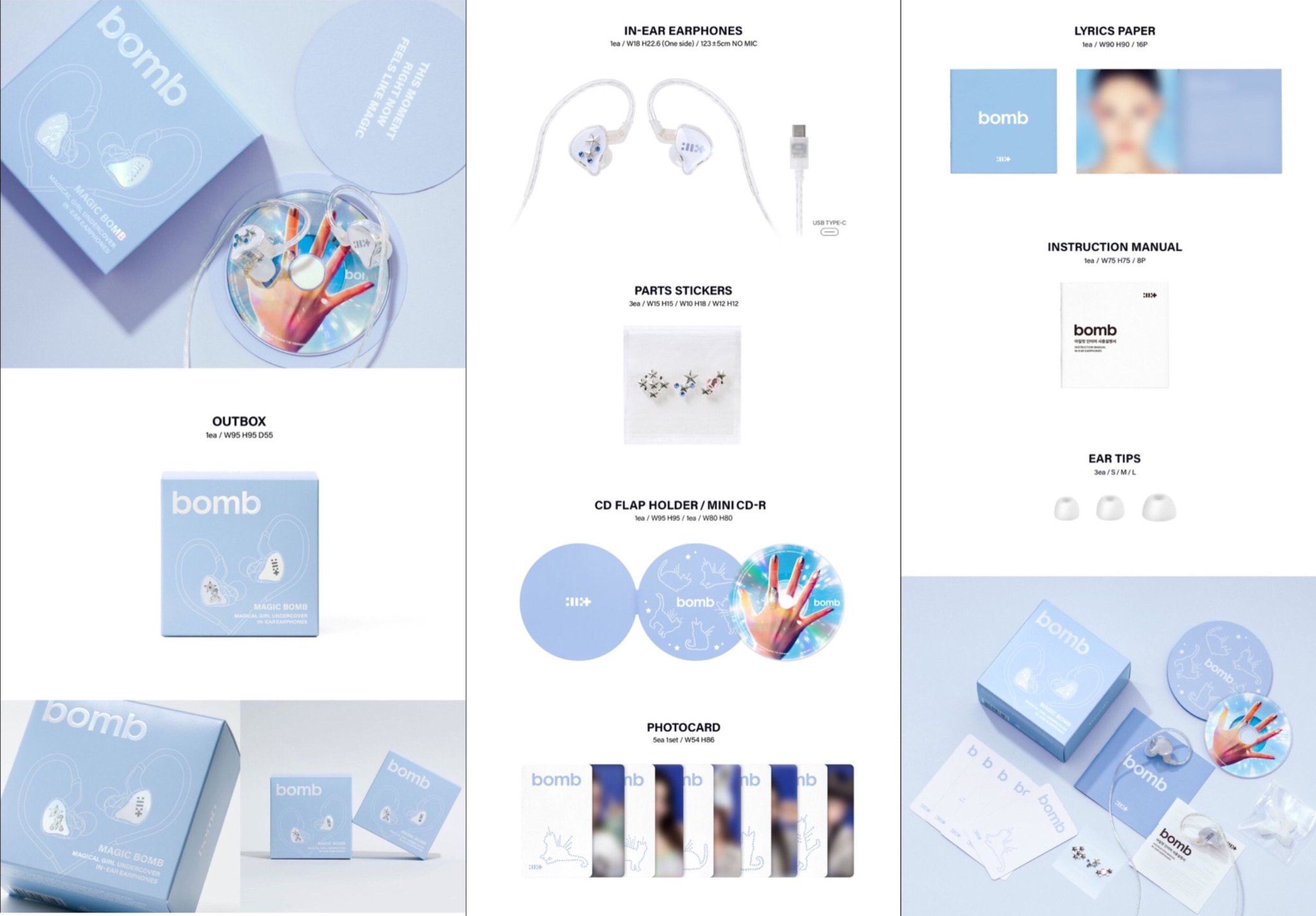 ILLIT イヤホン Bomb Amazon.co.jp: ILLIT Mini Album Vol. 3 - bomb (Merch Version