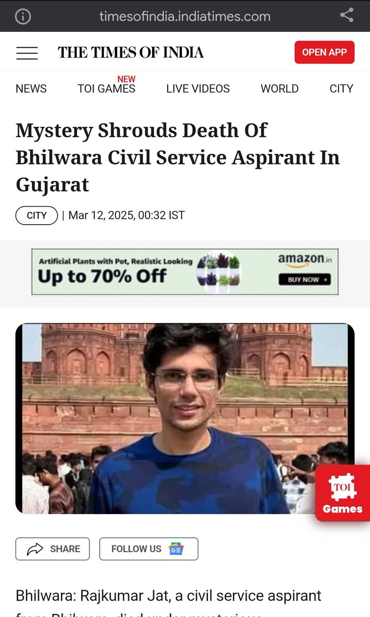 "जाट सरदारों से एक अपील!"

08 जून को नागौर में तेजा जी के दर्शन के बाद आपने सोशल मीडिया पर जीत का जश्न मनाया — वो आपकी एकता और ताकत का प्रतीक था।

अब एक बार वही ताकत, वही आवाज, वही जोश उस बेटे राजकुमार जाट के लिए भी लगा दो,
जिसकी गुजरात में निर्मम हत्या को करीब 95 दिन हो चुके हैं