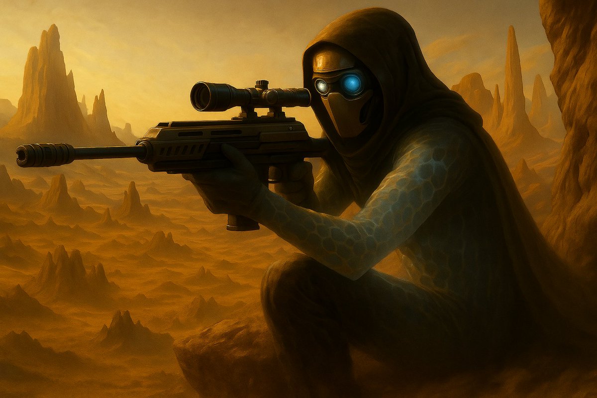 XMars888's tweet photo. BREAKING: The Ministry of Science has cracked the Terminid Stalker's cloaking ability. Helldivers can now vanish in an instant for brief windows of total concealment. Perfect for ambushes or escapes. Democracy just got sneakier.
#SuperEarthSecrets @ArrowheadGS @helldivers2 https://t.co/zHO5l2Xecm