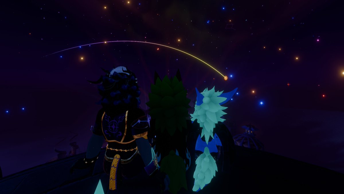 Had a wonderful time watching the Furality Fireworks with my partners tonight.  Did you enjoy the firework show this year?

#FuralitySomna #furry #fireworks