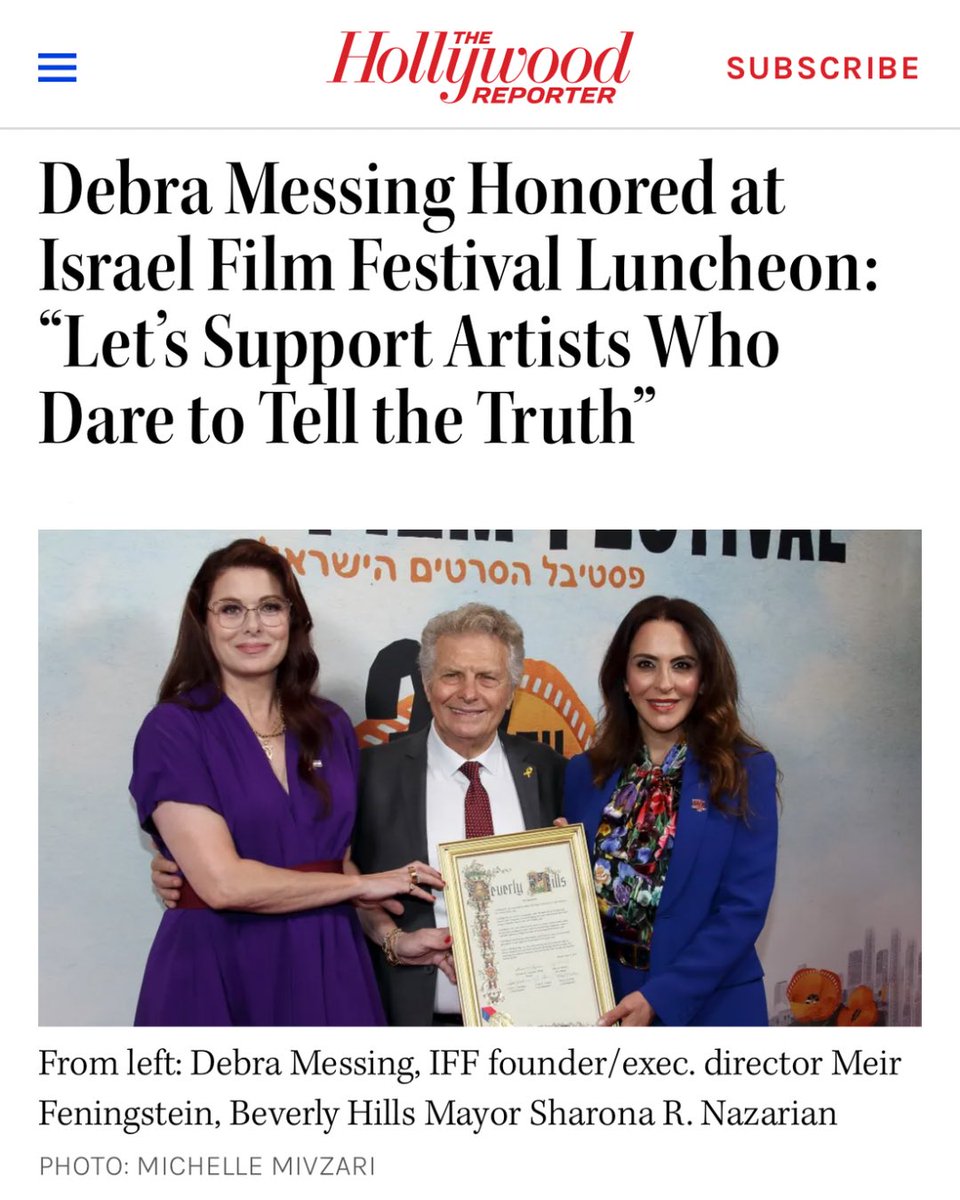 _debramessing's tweet image. Members of the Jewish film community gathered at the Four Seasons in Beverly Hills on June 6 for a luncheon in advance of the 2025 Israel Film Festival.