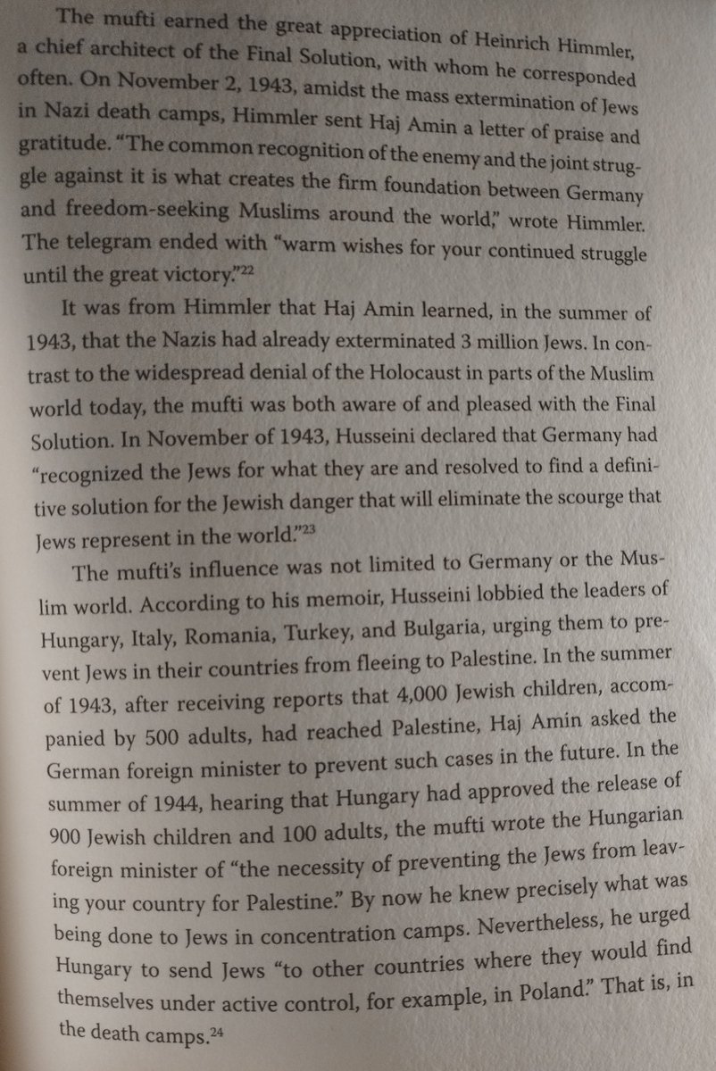 More from "Ghosts of a Holy War" on Haj Amin's Nazi ties (p. 197)