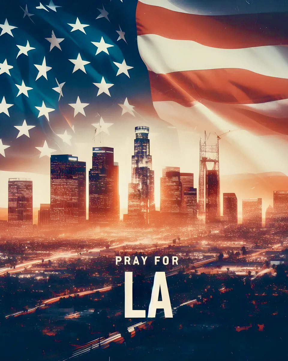 Praying for our National Guard and Law Enforcement personnel in LA tonight. 

Stay safe.
