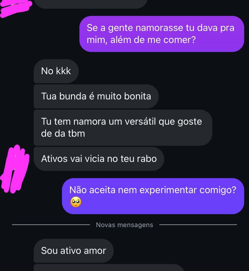 O outro: por que tu nunca namorou?