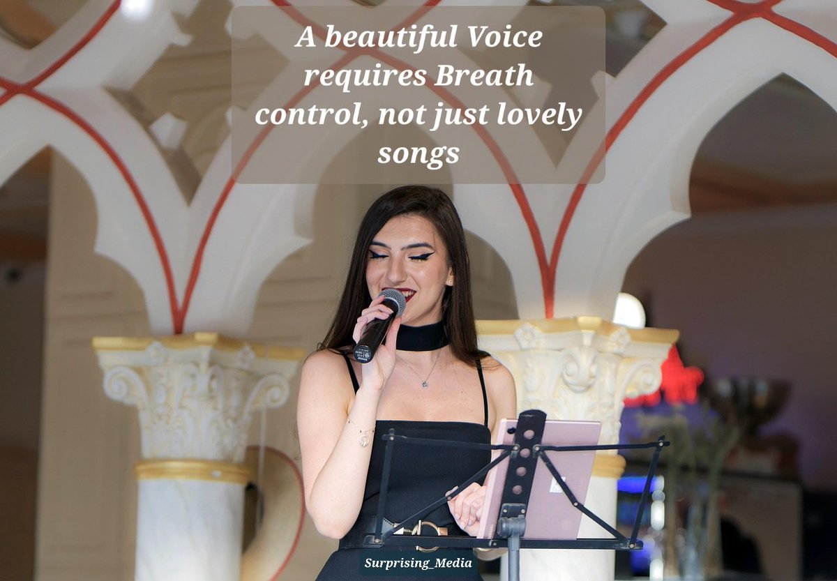 #WriteMap #10WordsPoet #UnchainedSymphonies  
A beautiful Voice requires Breath
control, not just lovely songs
Surprising_Media pixabay.com