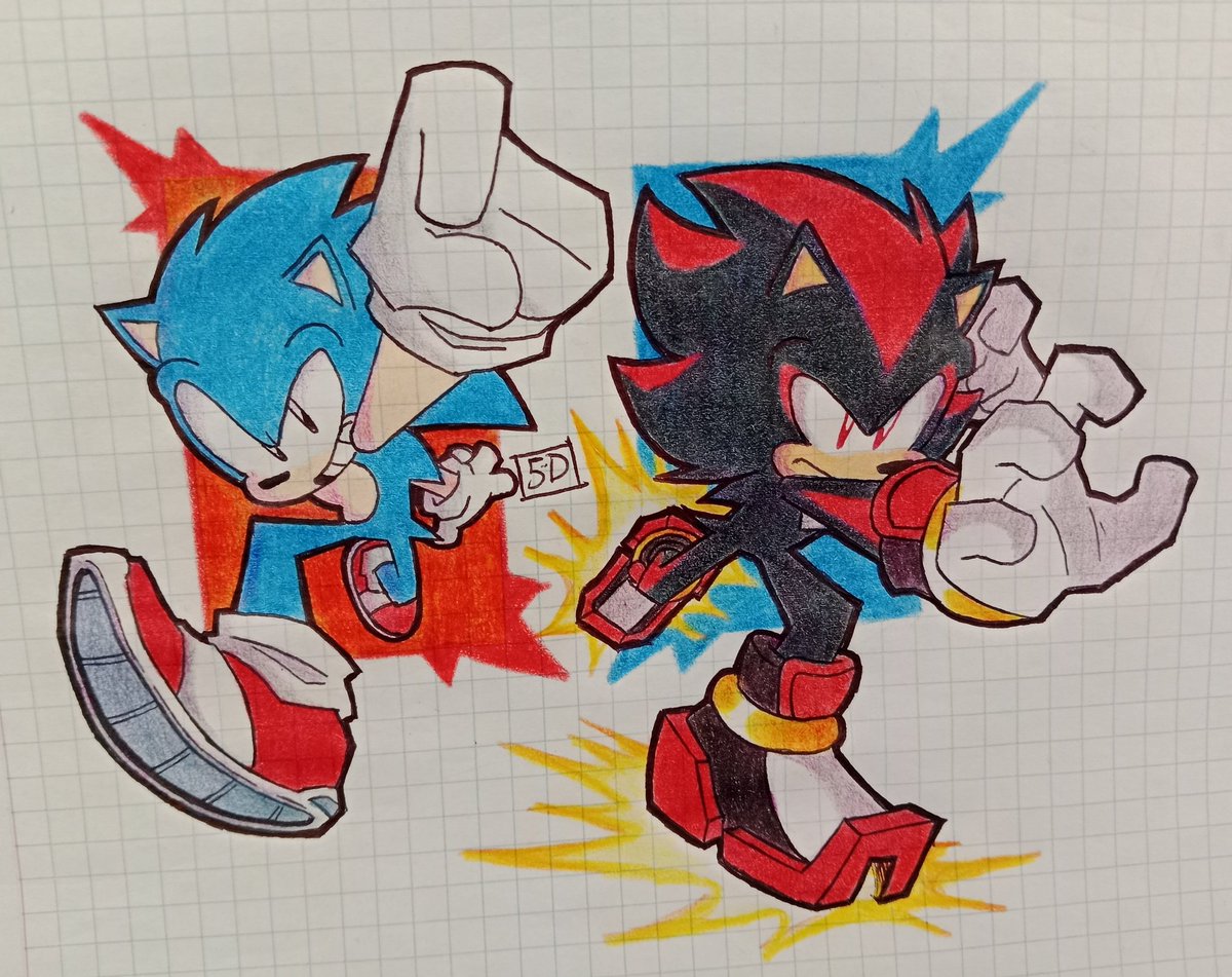 Hey, he looked very lonely. 💙🖤
#SonicTheHedgehog #ShadowTheHedgehog #sonicfanart