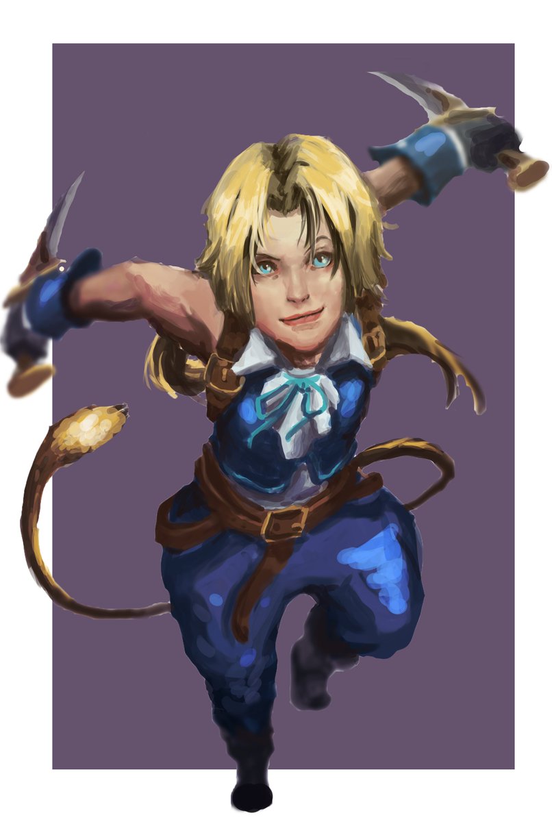 Fun fan art of Zidane in Nebezial's style.