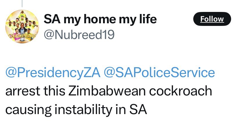 Should I be worried? P.S. They referred to the Tutsis as ‘cockroaches’ before killing them in the Rwandan genocide.