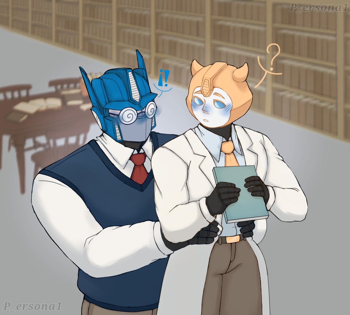 I couldn't help not drawing this scene, it didn't come out as I expected but hey, I did what I could 🥲, ignore the bad perspective 😔 

<a href="/TFreak385/">TransformersFreak385 ♡ | 🔞</a>, i hope you like it ✨

#Opbee #bumblebee #OptimusPrime #Maccadam #maccadams