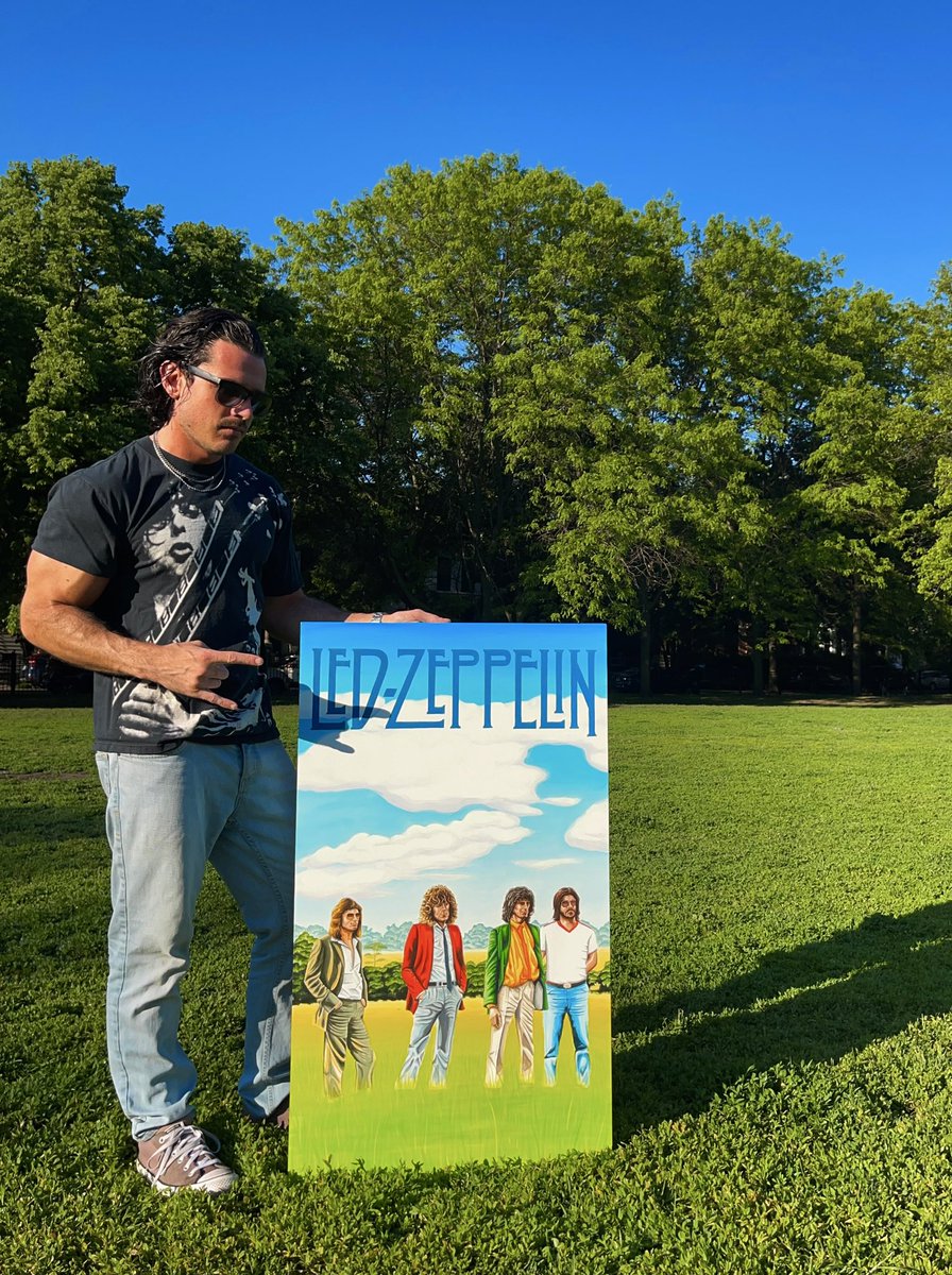 MKSART's tweet image. Led Zeppelin painting 🎸 
#ledzeppelin #art #music #artist #ArtistOnTwitter #popart #ROCKSTAR #explore #RobertPlant #jimmypage #summer