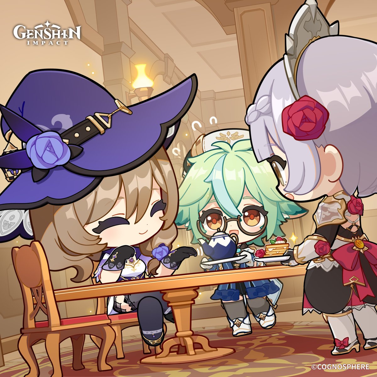 ¡Feliz cumpleaños, Lisa!

"Ah, un té vespertino como este es algo absolutamente irresistible".

#GenshinImpact #Lisa