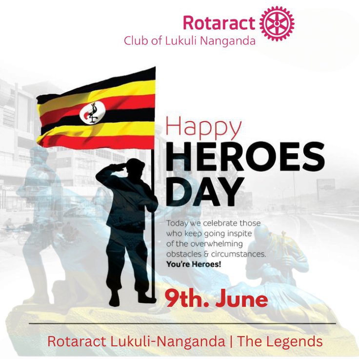 Today, we honour the heroes who shaped our nation—and the everyday heroes who continue to inspire us with courage, service, and love.

Happy #HeroesDayUG 🇺🇬
#UgandanHeroes 
#Gratitude 
#EverydayHeroes
