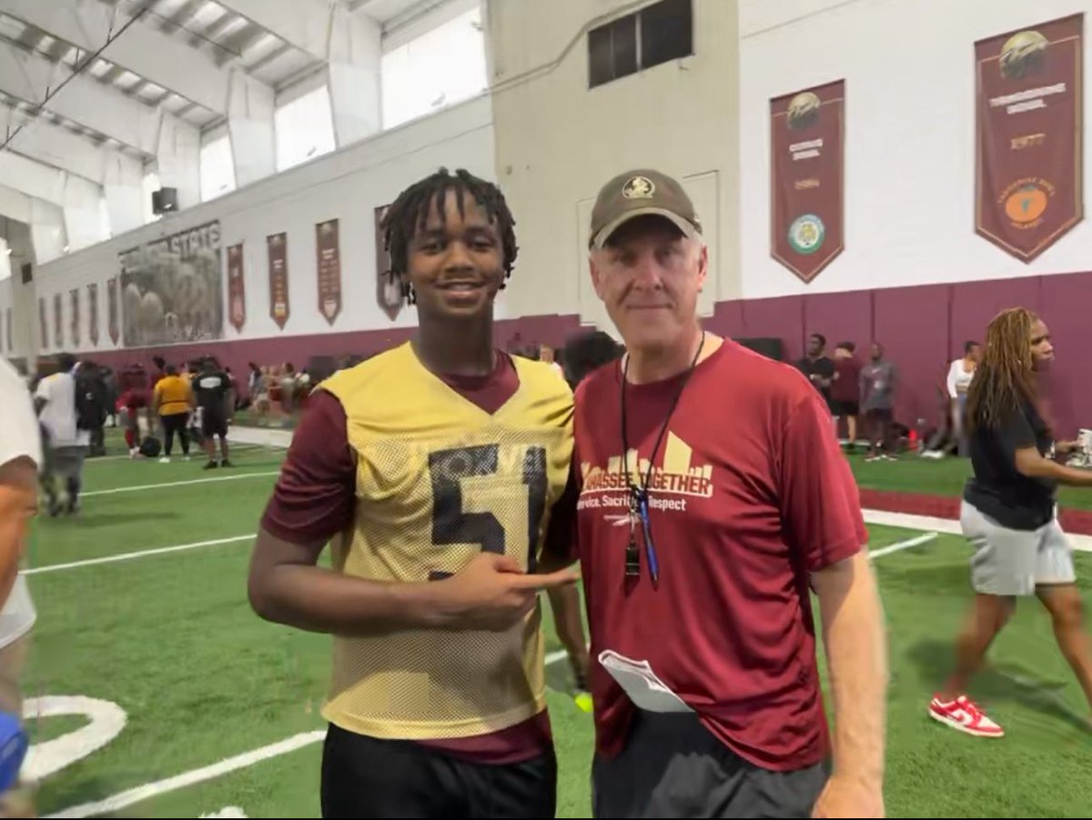 KemarionJordan's tweet photo. I had a Great time at Florida State University and I’m so exited to go back. I’m grateful for the experience and Opportunity to showcase my skills and to compete infront of great coaches.
#AGTG #GoNoles🍢 @CoachYACJohnson @ThomsenChris @PrestonB49 @CoachTyBrooks @TheOfficialPFFB https://t.co/qkHqFSlDaK