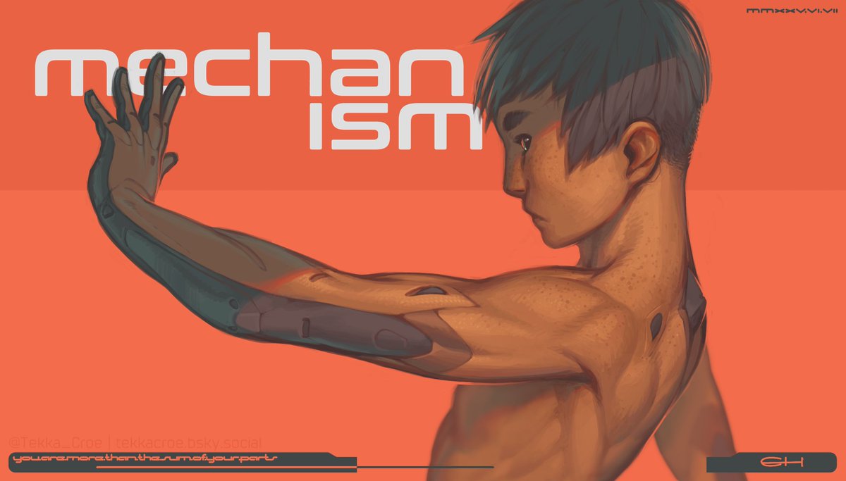 You are more than the sum of your parts.
#art #digitalart #scifi #cyborg
