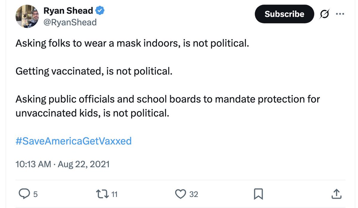 Every accusation from the left is always an admission: x.com/RyanShead/stat…