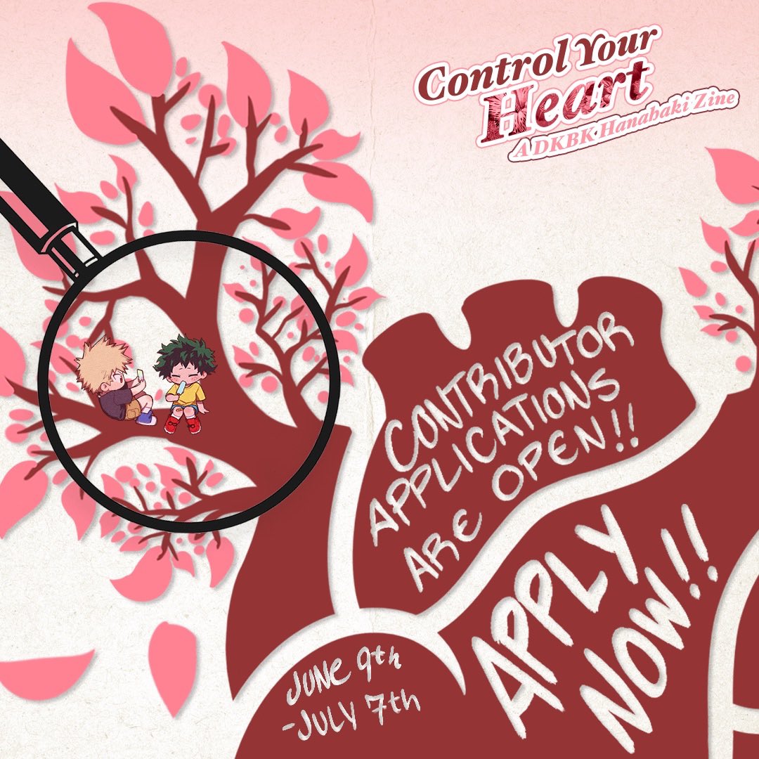 🫀🌸CONTRIBUTOR APPS OPEN🌸🫀

Want to put your heart into creating hanahaki with a happy ending for DKBK? Apply from now until July 7th. 💚🧡

🔗: forms.gle/FWtC273NZ1SJTn…