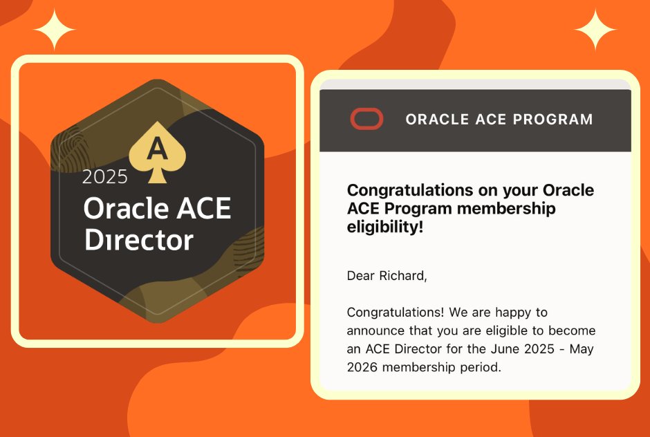drdalvi's tweet image. Honored to be part of this Prestigious Global Network!
Excited to embrace another vibrant year celebrating Oracle APEX - this time with even more AI, more excitement, and stronger connections!
Heartfelt thanks to all Leaders & Friends!
#OracleACE #Oracle #OrclAPEX