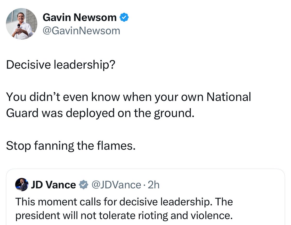 Gavin Newsom just demolished JD Vance. The Trump administration has no idea what they’re doing. Complete incompetence.
