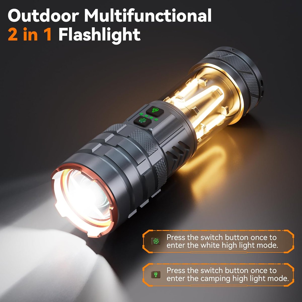 Camping Flashlight 90000Lux 5000mAh Super Bright Rechargeable LED with 11 Modes Waterproof for Outdoor and Tactical Use

🔦 Brighten your adventures with 20% off this powerful flashlight today

• Retail Price : $39.99  
• Discounted Price : $31.99  
• Promo code : YUHURHUN