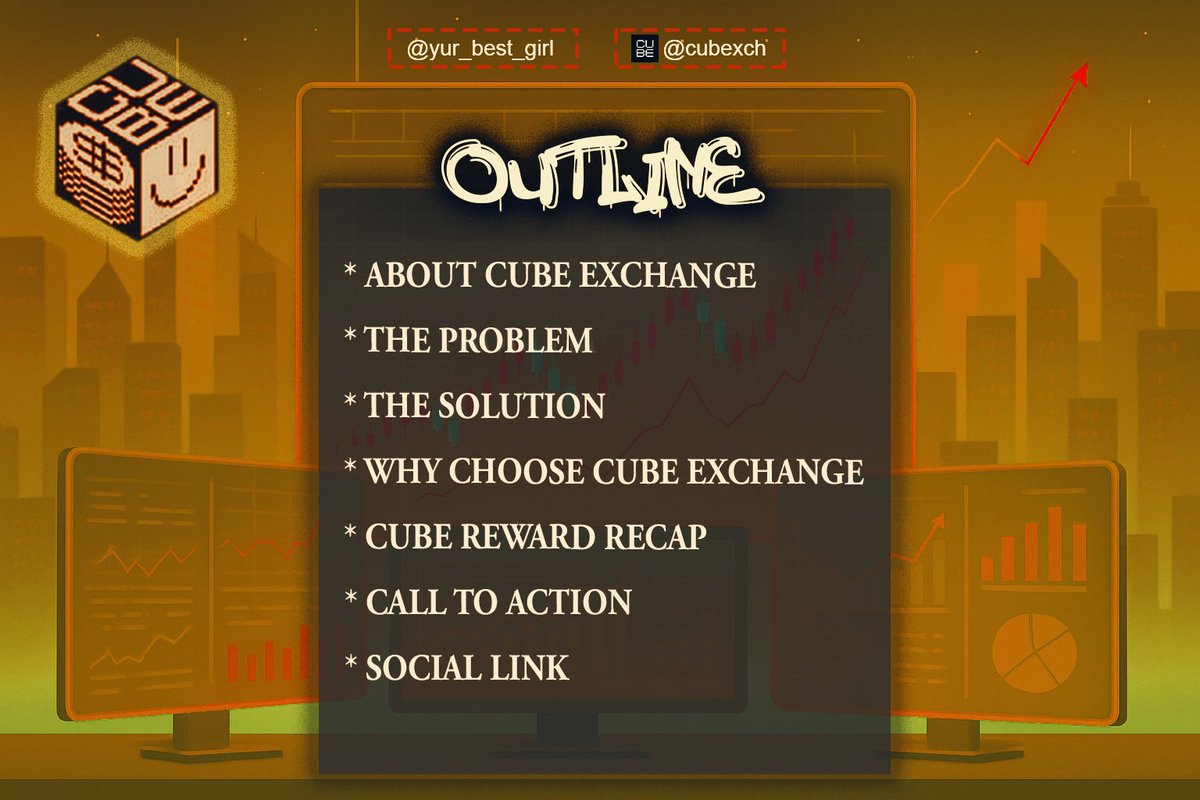 Yur_best_girl's tweet photo. I will be sharing how Cube Exchange changed the story for me, from frustrating trades to fast execution, full transparency, and real rewards.
Here’s everything you need to know #cubexch https://t.co/cLNkofzkFf