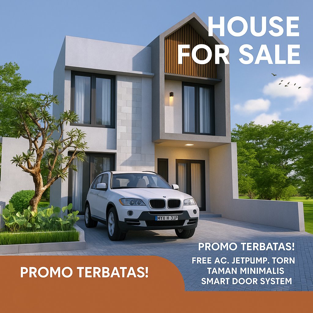 TiaraProperti's tweet photo. SATU-SATUNYA RUMAH MEWAH EKSKLUSIF di BEKASI TIMUR!

🌿 Desain Unik, Lokasi Strategis, dan Bebas Banjir

🚪 Dilengkapi:
• Smart Door Lock
• CCTV
• Taman Depan &amp; Belakang
• Carport 2 Mobil
• Dapur
• SHM

📍 Lokasi: Dukuh Zamrud - Bekasi

📞 Hubungi: https://t.co/yXteT58Ufb https://t.co/S4VSlkJKEJ