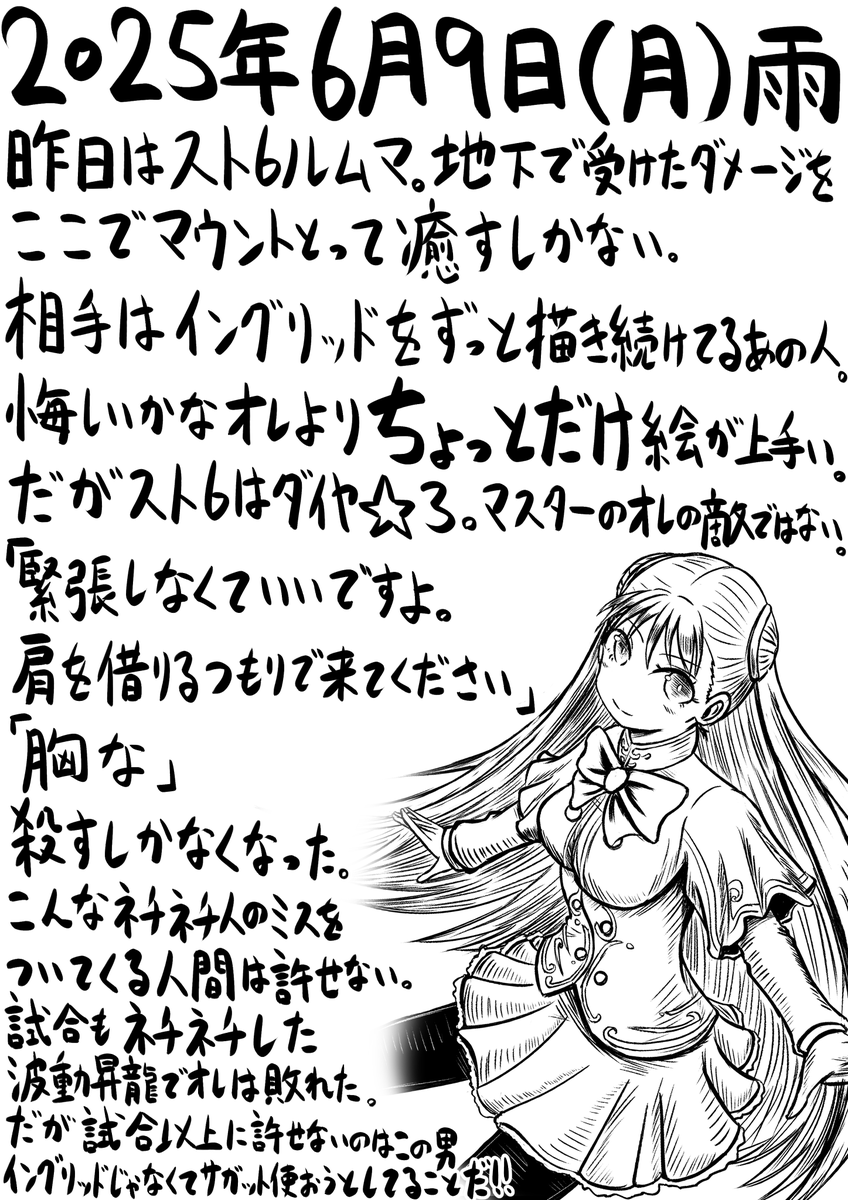 今日の日記。123日目。 