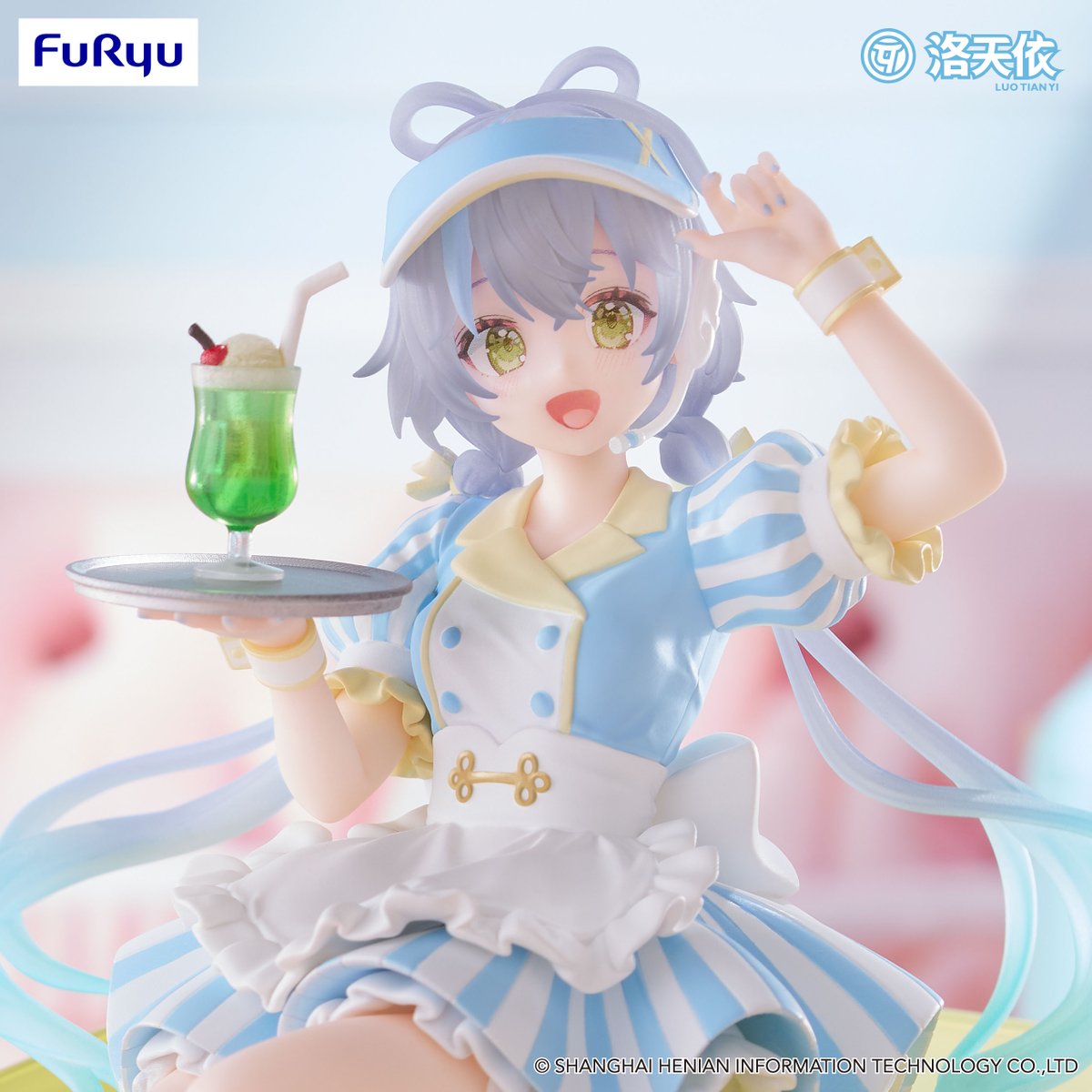 FURYU_collectib's tweet image. LUO TIAN YI
Noodle Stopper Figure -V Singer Luo Tian Yi Waitress ver.-
13cm, coming in October
#FURYU