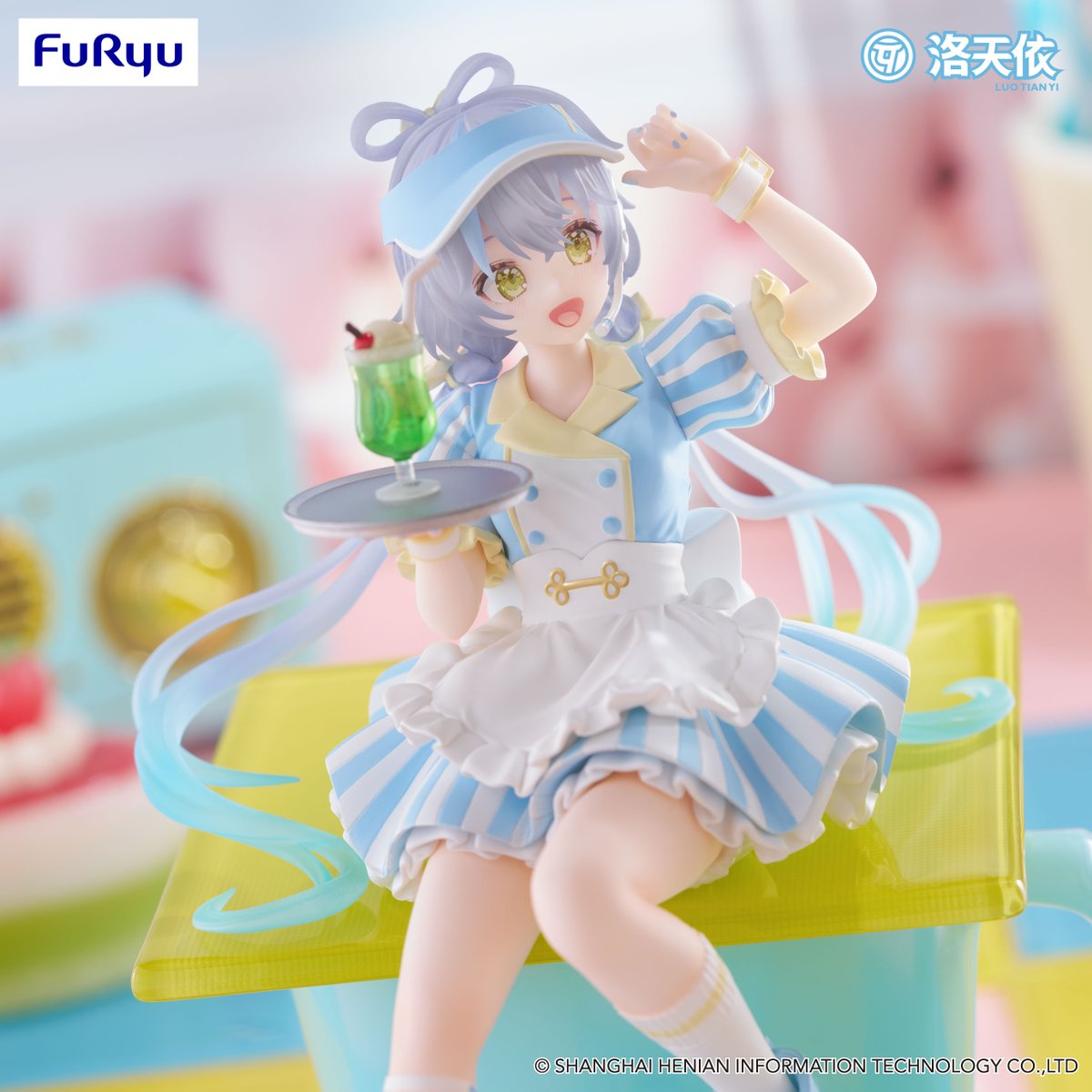 FURYU_collectib's tweet image. LUO TIAN YI
Noodle Stopper Figure -V Singer Luo Tian Yi Waitress ver.-
13cm, coming in October
#FURYU