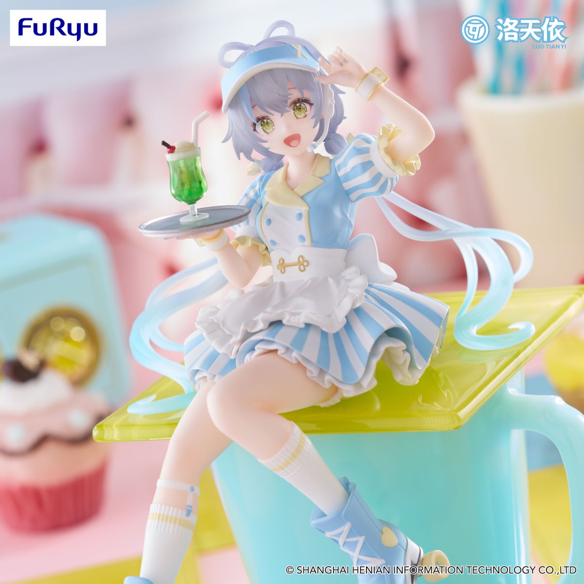 FURYU_collectib's tweet image. LUO TIAN YI
Noodle Stopper Figure -V Singer Luo Tian Yi Waitress ver.-
13cm, coming in October
#FURYU