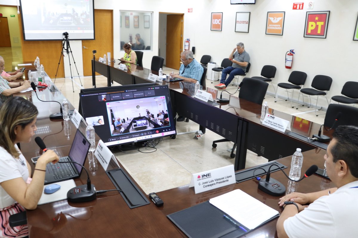 #EnEsteMomento En sesión permanente de seguimiento de los Cómputos Distritales, el Consejo Local del INE Coahuila informa que han concluido los 8 cómputos distritales de las seis elecciones del Poder Judicial de la Federación en la entidad.