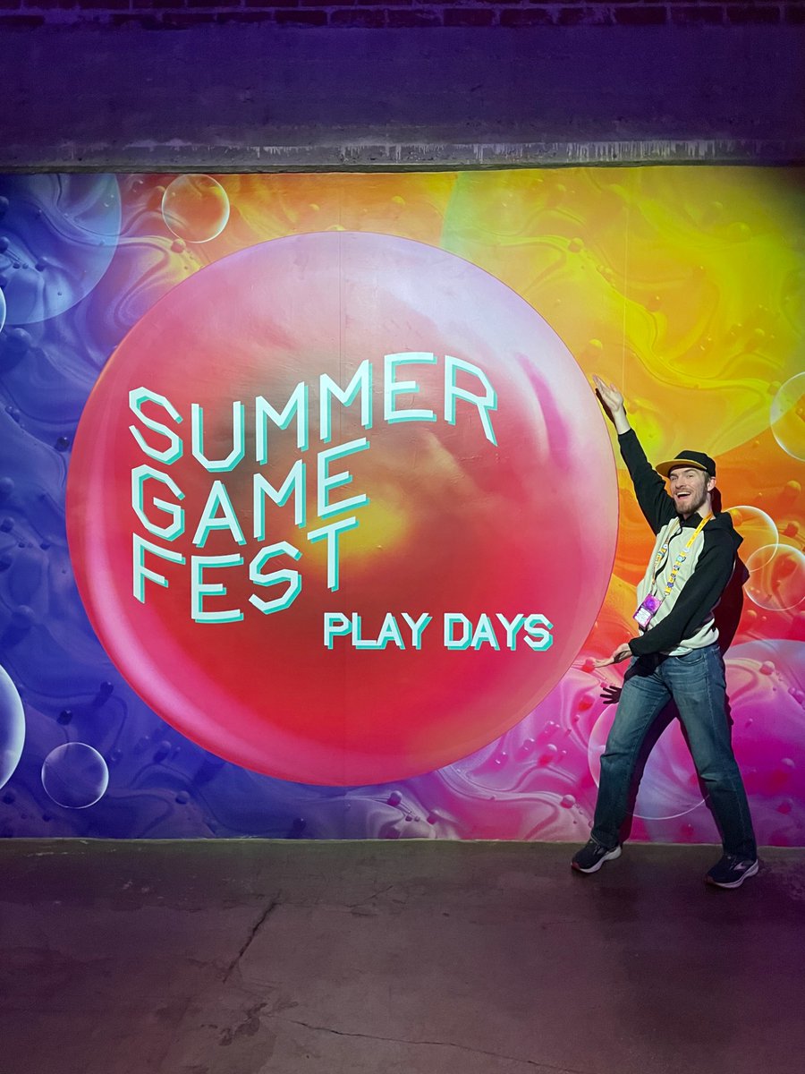 Day 2 of #SummerGameFest Play Days was a movie. 🍿 

One more day to go, then I’m done with traveling for a good while! We’ll lock in on some gaming streams, and Play Days has me excited about what’s coming out soon. 🫡🩵