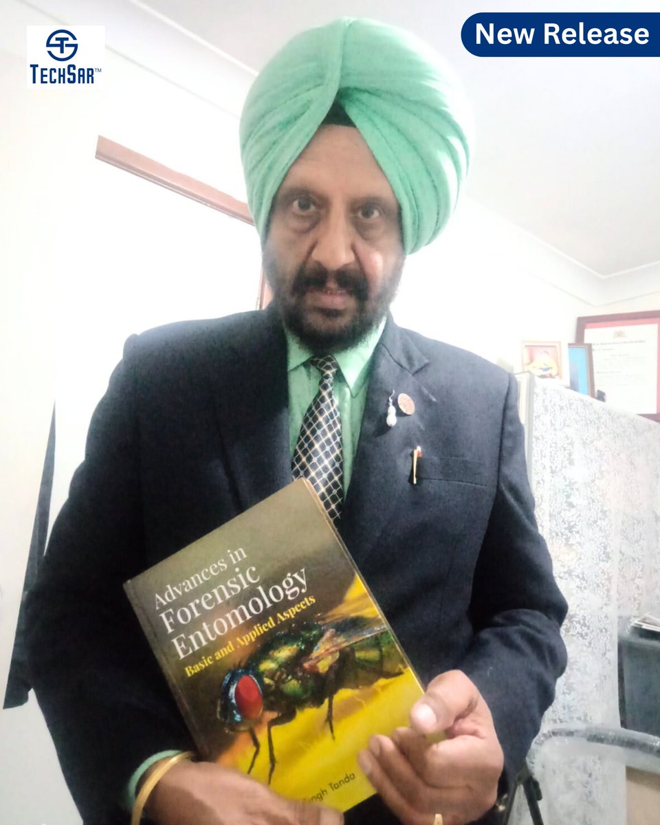 techsar_books's tweet image. (New Release Alert! ✨
Advances in Forensic Entomology by Amarjit Singh Tanda is here! 🪰🔬

#ForensicEntomology #Entomology #forensics  #ForensicBiology #InsectScience #Entomotoxicology #AcademicBooks #ForensicResearch #NewBook  #ForensicScience #TechSarPublishing