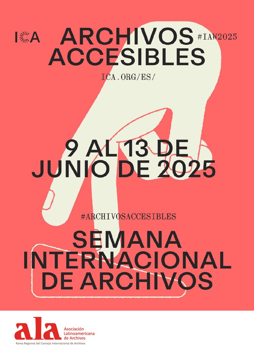 #EsHoy 📣Hoy 9 de junio celebramos el #DíaInternacionalDeLosArchivos 2025 con el tema #ArchivosAccesibles – Archivos para tod@s
A medida que los archivos continúan evolucionando en la era digital, ampliar el acceso al contenido archivístico se ha vuelto más importante que nunca.