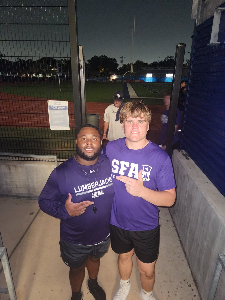 Jeffrey_Majka (@jeffrey_majka08) on Twitter photo Had a great camp today <a href="/SFA_Football/">Lumberjack Football</a> was blessed to receive amazing tips and coaching from <a href="/CoachXG/">Xavier G.</a> and <a href="/SFACoachGraf/">Garrett Graf</a>. Thank you guys for the opportunity! Had a great camp today <a href="/SFA_Football/">Lumberjack Football</a> was blessed to receive amazing tips and coaching from <a href="/CoachXG/">Xavier G.</a> and <a href="/SFACoachGraf/">Garrett Graf</a>. Thank you guys for the opportunity!
