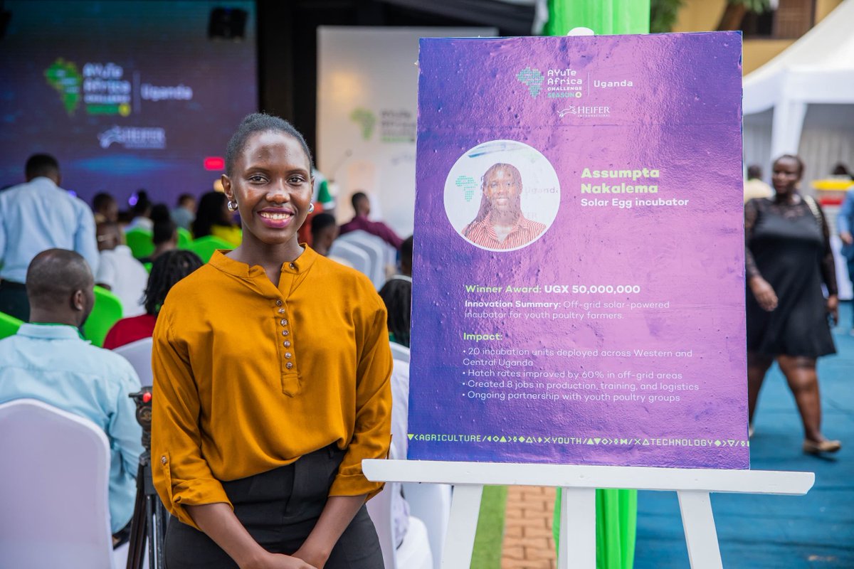 Last year, 83 female-led innovations applied for the Ayute Africa Challenge and 3 of them made it to the top 3. Join the revolution and be part of transforming agriculture in Uganda.

Submit your 2-minute Pitch video on ayute.africa/uganda

#AYuTeUG25 #TechItThere