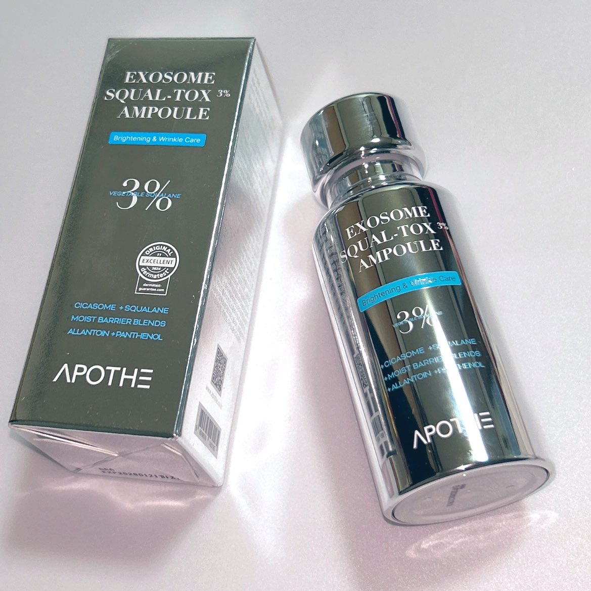 sabasakiko's tweet photo. #PR #APOTHE #メガ割
APOTHE
Exosome Squal-Tox 3% Ampoule
肌の奥までうるおいチャージ!
CICA×スクワランで乾燥対策しっかりのしっとりした使用感✨
とろみのあるテクスチャーでしっとり馴染みやすいよ!
メガ割限定でお得にゲットできるらしいのでチェックしてみてください😍 https://t.co/yFi566g3uy