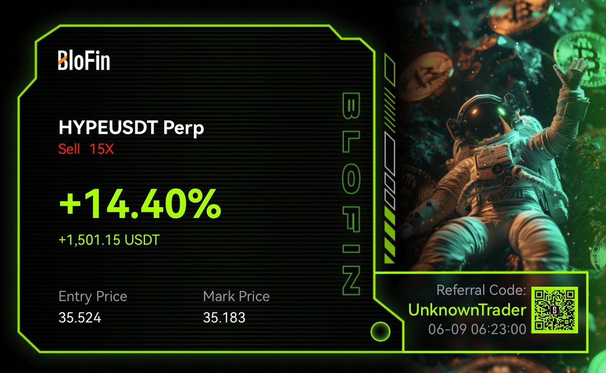 Moved my stoploss to entry $HYPE

Will be giving away 100$ to 1 person from my profits🔥

Like, RT and comment why you should win below in the comments❤️