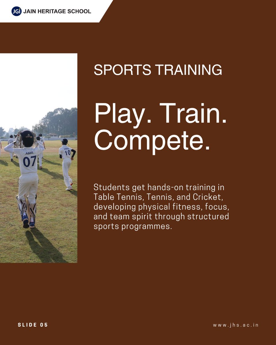 Beyond Books: A Peek into Student Life at JHS
Here’s how JAIN Heritage School empowers students outside the classroom — through clubs, camps, and coaching that build creativity, curiosity, and character.

#JHS #JAINHeritageSchool #BeyondBooks #ExtracuricularActivities