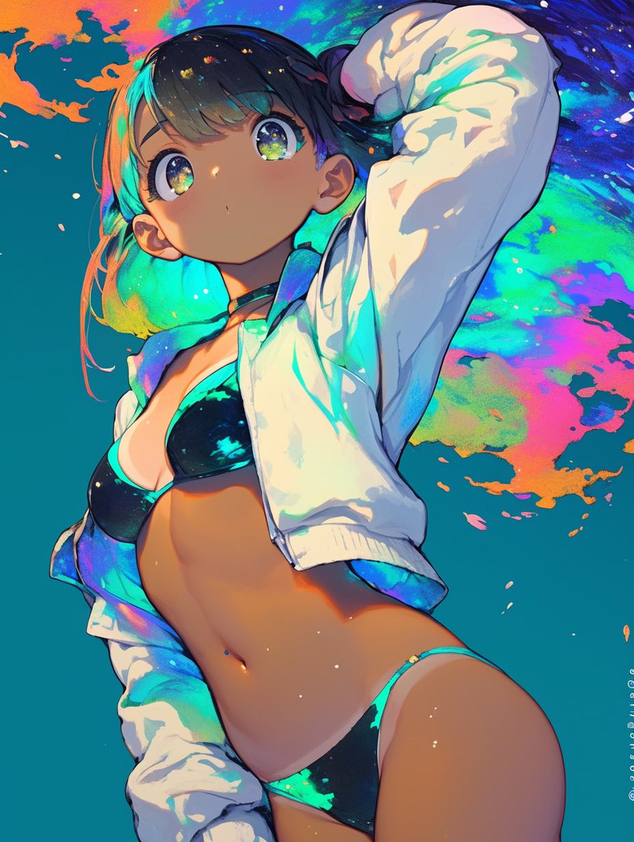 LION612410's tweet photo. 虹色少女🌈✨✨
It’s a rainbow world 🌈🌈

#ai #aiart #aiartwork #aiartcommunity #aiartist #aiイラスト #虹色少女 #虹 #rainbowgirl #rainbow #rainbowhair #nft #nftart #rainbowworld https://t.co/cbNt1WfOgx