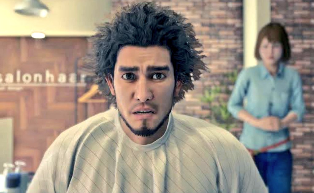 Ichiban's barber is truly an unsung hero of the series for giving us his iconic look