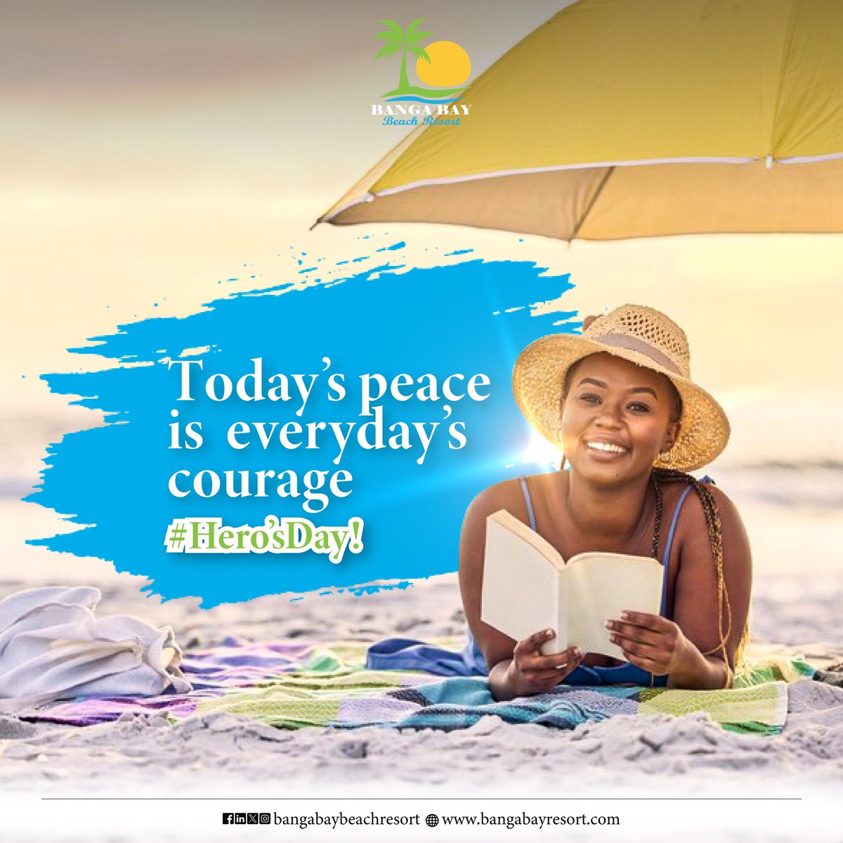 BangaResort's tweet image. Every peaceful wave is a reminder of the courage within. 🌊

Happy Hero’s Day 

 #HerosDay  #BeachVibe