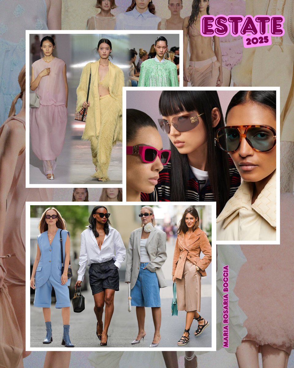 bocciamrosaria's tweet image. #Estate2025:ci siamo!

Dimentica il minimalismo, quest’anno la parola d’ordine è osare

Bermuda larghi che sfiorano il ginocchio
Occhiali retrò XL (ciao anni ’90)
Colori neon pastello, sì… esistono davvero

Quale di questi trend ti rappresenta? Scrivilo nei commenti!

#Moda2025
