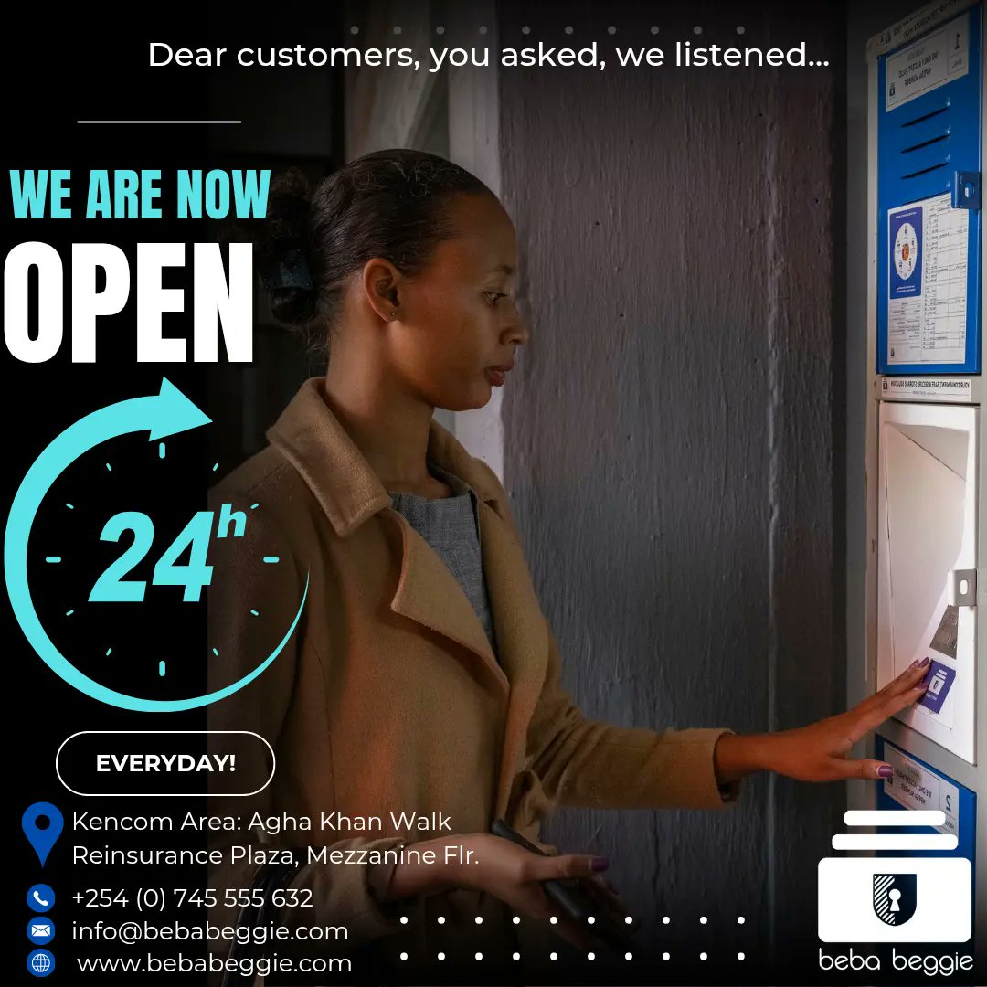 Beba-Beggie: Smart storage E-lockers tweet media