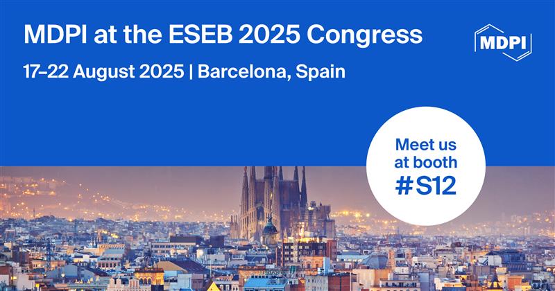 👏Meet Us at the ESEB 2025 Congress
📆17–22 August 2025
📌Barcelona, Spain
👉mdpi.com/journal/mps/an…
#biology #evolutionarybiology