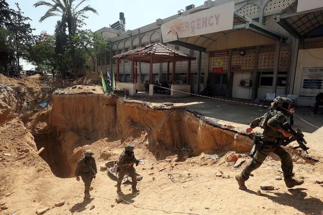 Mario Nawfal (@marionawfal) on Twitter photo ๐ฎ๐ฑ๐ต๐ธ IDF: HAMAS USED A HOSPITAL AS A HIDEOUT
Israel says it found a secret tunnel right under a Gaza hospital.
Inside? The bodies of 2 top Hamas commanders.
One of them was Mohammed Sinwar, brother of the guy who planned the 2023 attack on Israel. 
The other, Mohammad ๐ฎ๐ฑ๐ต๐ธ IDF: HAMAS USED A HOSPITAL AS A HIDEOUT
Israel says it found a secret tunnel right under a Gaza hospital.
Inside? The bodies of 2 top Hamas commanders.
One of them was Mohammed Sinwar, brother of the guy who planned the 2023 attack on Israel. 
The other, Mohammad