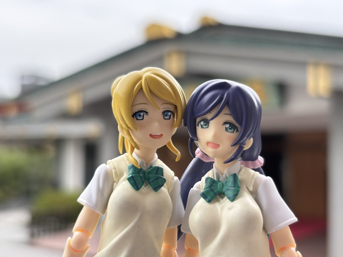 希ちゃんと絵里ちゃんがデートしてる！